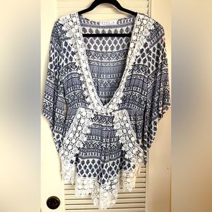 Lace detail Romper